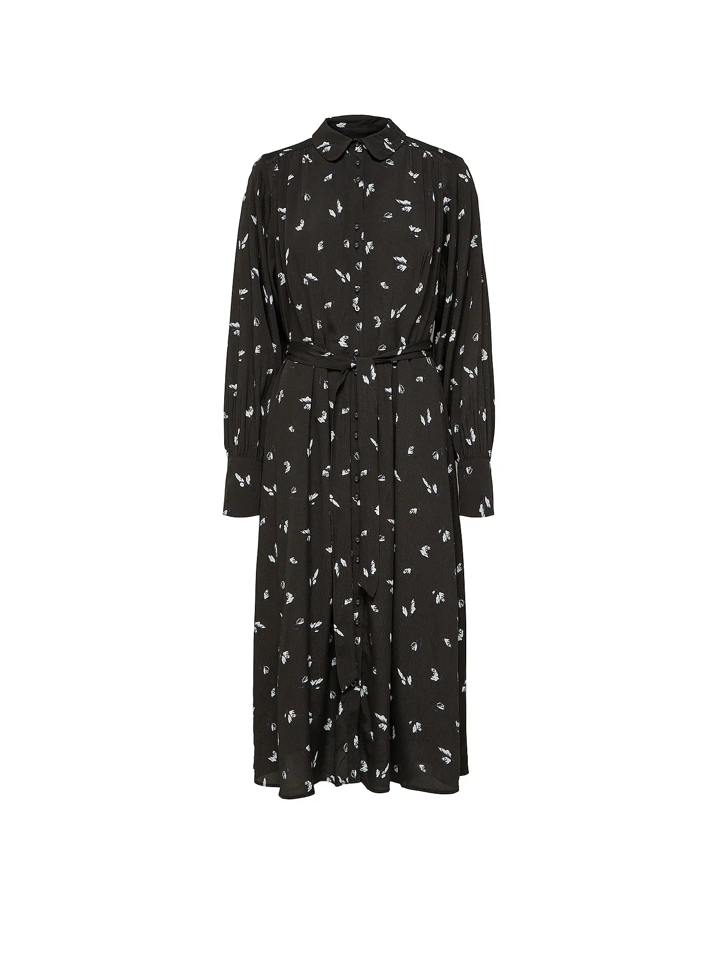 SELECTED FEMME | Hemdblusenkleid SLFWALDA | schwarz